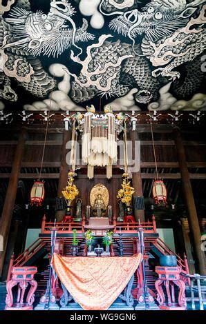 Twin Dragon Painting Ceiling Painting By Artist Koizumi Junsaku Hodo