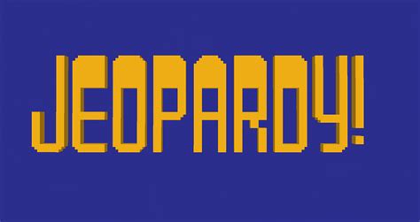 So I made the J! logo in Minecraft : r/Jeopardy