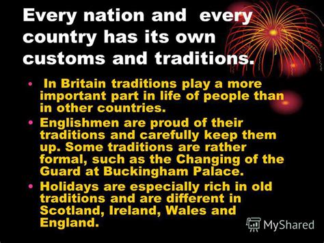 Traditions And Customs Of Great Britain Every