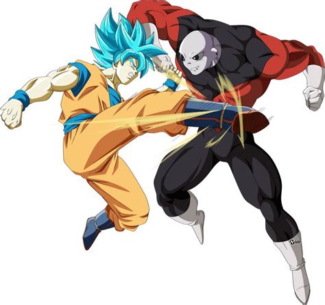 Goku Ssj Blue Vs Jiren Universo 11 By Naironkr Anime Dragon Ball