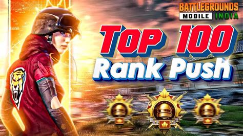 Top 100 Rank Push Season C6S17 Bgmi Rank Push Pubg Live Bgmi Pubg