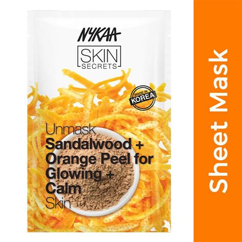 Buy Nykaa Skin Secrets Indian Rituals Sandalwood Orange Peel Sheet