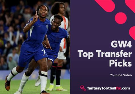 Fantasy Premier League Fpl Gameweek Top Transfer Picks