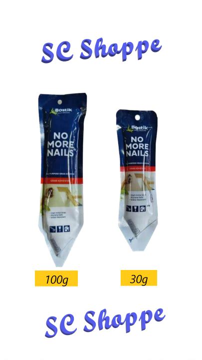 Sc Shoppe Original Bostik No More Nail All Purpose Grab Adhesive