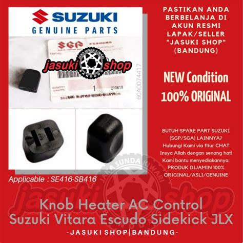 Jual Knob Knop Heater AC Control Suzuki Vitara Escudo Sidekick JLX