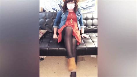 Lauren Cums On Ripped Pantyhose Shemale Fetish Porn By FapHouse XHamster