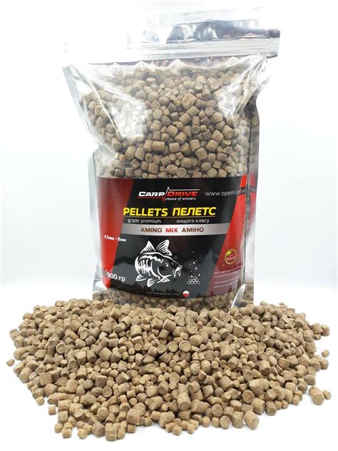 Методный Пеллетс, Pellets, Пеллетс Amino (Амино) Carp Drive Mix 4.5-8мм ...
