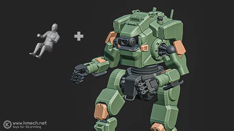 Stl File Titanfall 2 Mech Bt 7274 🧑‍ ️ Obj・design To Download And 3d