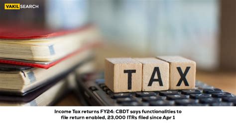 Income Tax Returns For Fy Cbdt Enables Filing Itrs Submitted