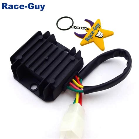 4 Wire Pins Male Plug Voltage Regulator Rectifier For ATV Quad GY6