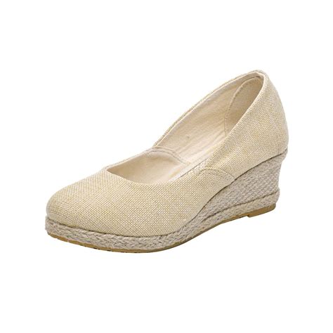 Htigea Espadrille Dressy Wedge Sandalsclose Toe Espadrilles Wedge