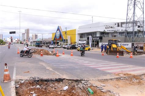 Rotatória será implantada na Avenida Monsenhor Ângelo Sampaio no Centro