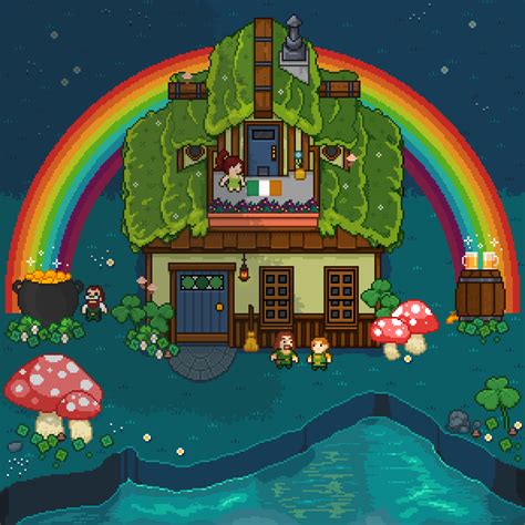 Pixilart Leprechaun Hideaway By Curry Boy