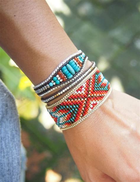 Beads Wrap Bracelet Boncuklu Bileklikler Boncuk Tak Kendin Yap Kolye