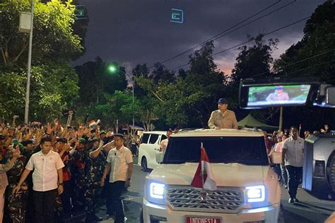 Prabowo Tiba Di Akademi Militer Magelang Pakai Maung Pindad