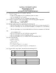 Daa Assignment Pdf Design And Analysis Of Algorithm Instruction