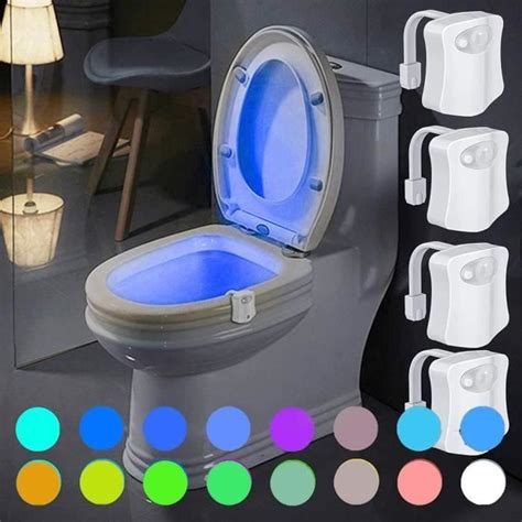 Couleurs Changement Lumiere Cuvette Wc Lampe De Toilette Cuvette