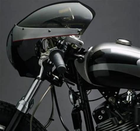 CUPOLINO MOTO CAFE Racer Custom Naked Epoca Nero Universale Honda