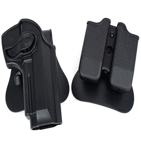 IMI DEFENSE Polymer Retention Roto Holster with double magazine holster ...