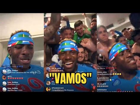 Napoli Crazy Dressing Room Celebration After Winning Serie A Napoli