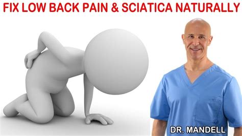 How To Fix Pinched Nerve Causing Low Back Pain Sciatica Dr Alan