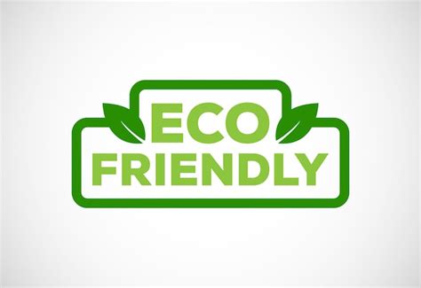 Premium Vector Eco Friendly Icon Eco Friendly And Organic Labels Sign