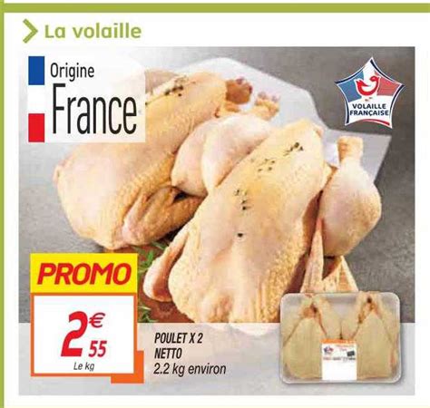 Promo Poulet X Netto Chez Netto Icatalogue Fr