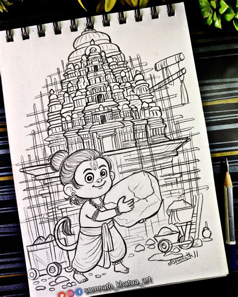 Ayodhya ram mandir sketch – Artofit