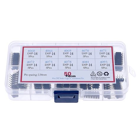 Kit Surtido HEF HCF CD DIP Serie 4000 CMOS Logic IC 4060 4066 4069