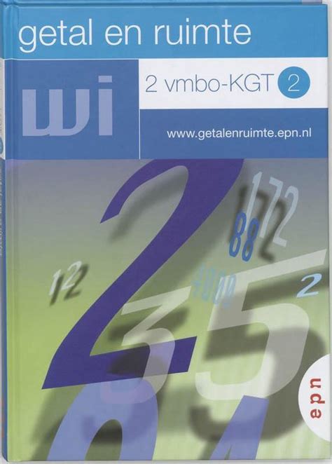 Getal En Ruimte 2 Vmbo KGT 2 Deel Leerboek 9789011082984 L A