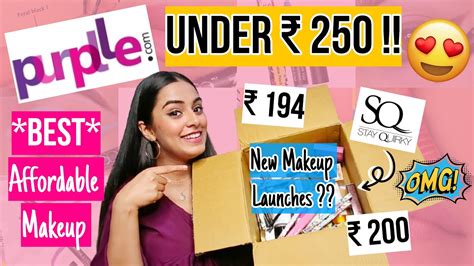 Under Rs 250 Purplle Com Makeup Haul New Launches Best