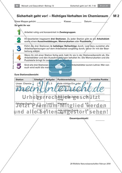 Sicherheit Geht Vor Richtiges Verhalten Im Chemieraum Meinunterricht