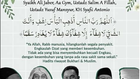 Doa Mohon Kesembuhan Newstempo