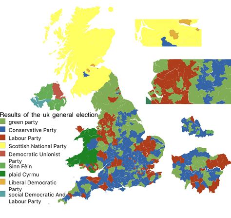 Results Of A Uk General Election Where The Green Party Won A Majority Of The Votes Imaginarymaps