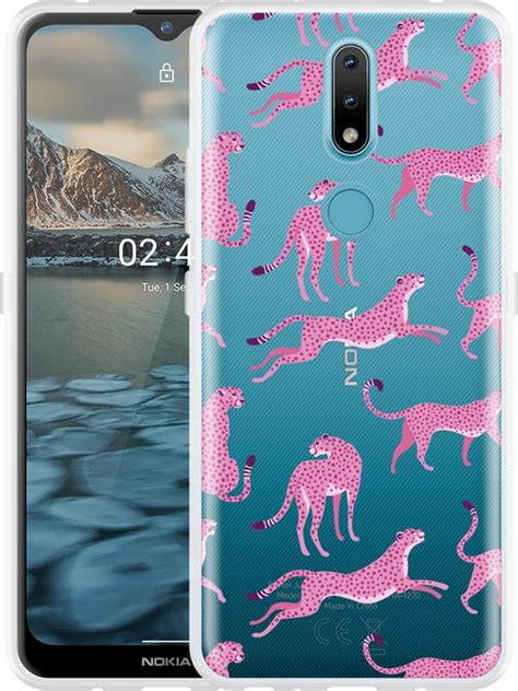 Nokia 2 4 Hoesje Roze Cheeta S Designed By Cazy Bol