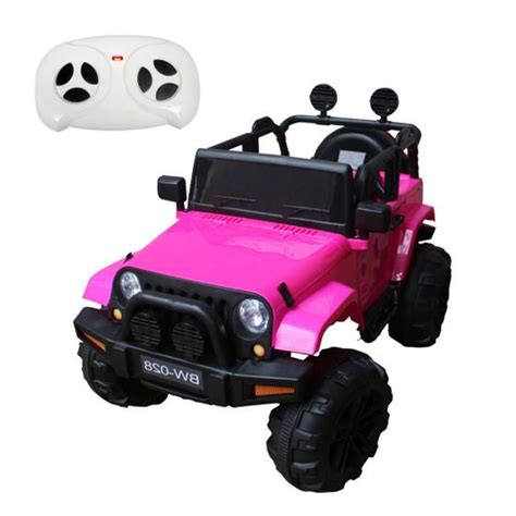 Mini Carro Elétrico Infantil Importway BW028 Estilo Jeep Controle