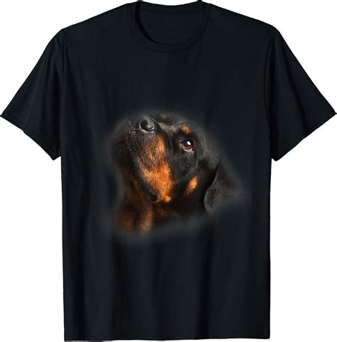 Rottweiler Face T Shirt Cute Rottweiler Face Dog Lover T T Shirt