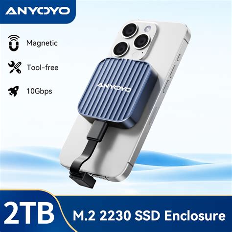 Anyoyo Magnetic M Nvme Ssd Mobile Phone Enclosure With Magsafe