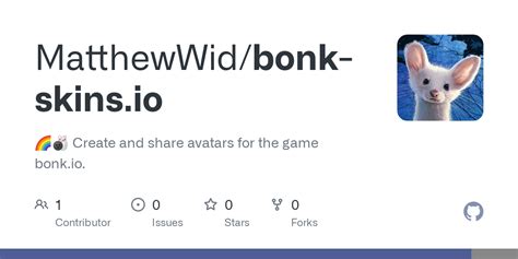 GitHub - MatthewWid/bonk-skins.io: 🌈🎳 Create and share avatars for the ...