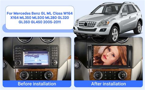 Amazon G G Radio De Coche Para Mercedes Benz Gl Ml Clase W