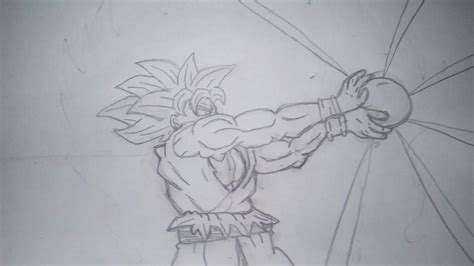 Dibujo De Goku Ssj Tirando El Kamehameha Dragon Ball Espa Ol Amino