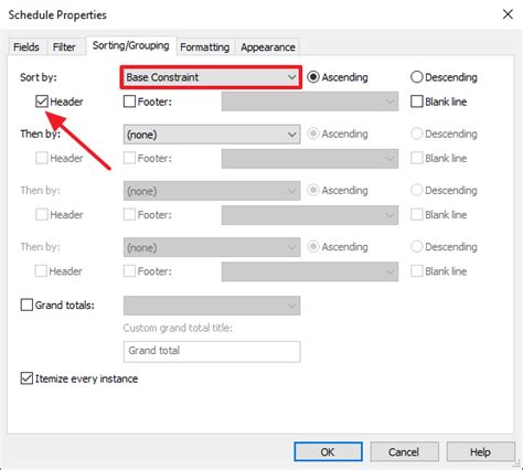 How To Create A Wall Schedule Split By Levels In Revit