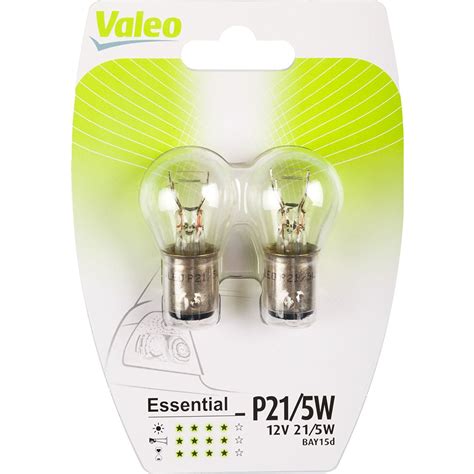 Комплект автомобилни крушки P21/5W 12V BAY15D Valeo - eMAG.bg