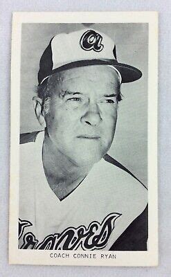 Connie Ryan Atlanta Braves Coach Team Issue Photo Card Ebay In