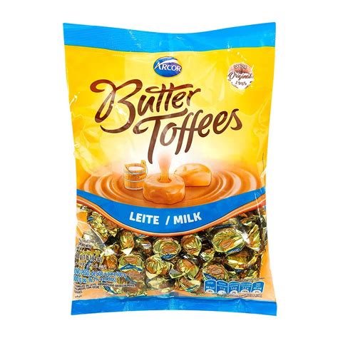 Bala Arcor Butter Toffee Leite 500g Supermercado Rio Das Pedras