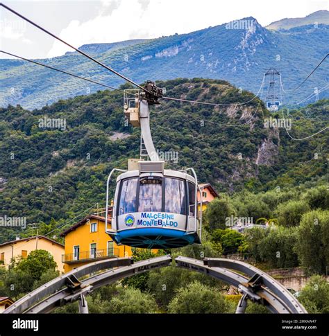 Cable car from Malcesine to Monte Baldo, Lake Garda, Italy, Malcesine ...