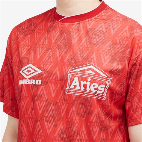 Aries X Umbro Centenary Jersey Red End Us