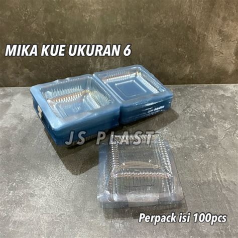 Jual Isi Pcs Mika Kue Ukuran Mika Plastik Mika A X Xc