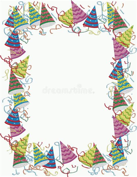 Happy New Year Frame stock illustration. Illustration of snowflakes - 1541913