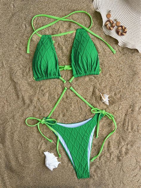 Factory Custom Small Batch Micro Bikini Backless Triangle Swimsuit Sexy